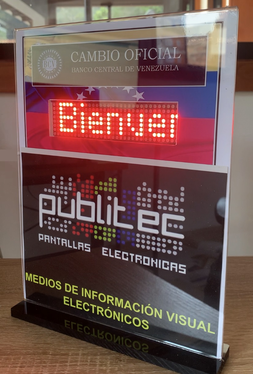 Indicador electrónico de cambio oficial